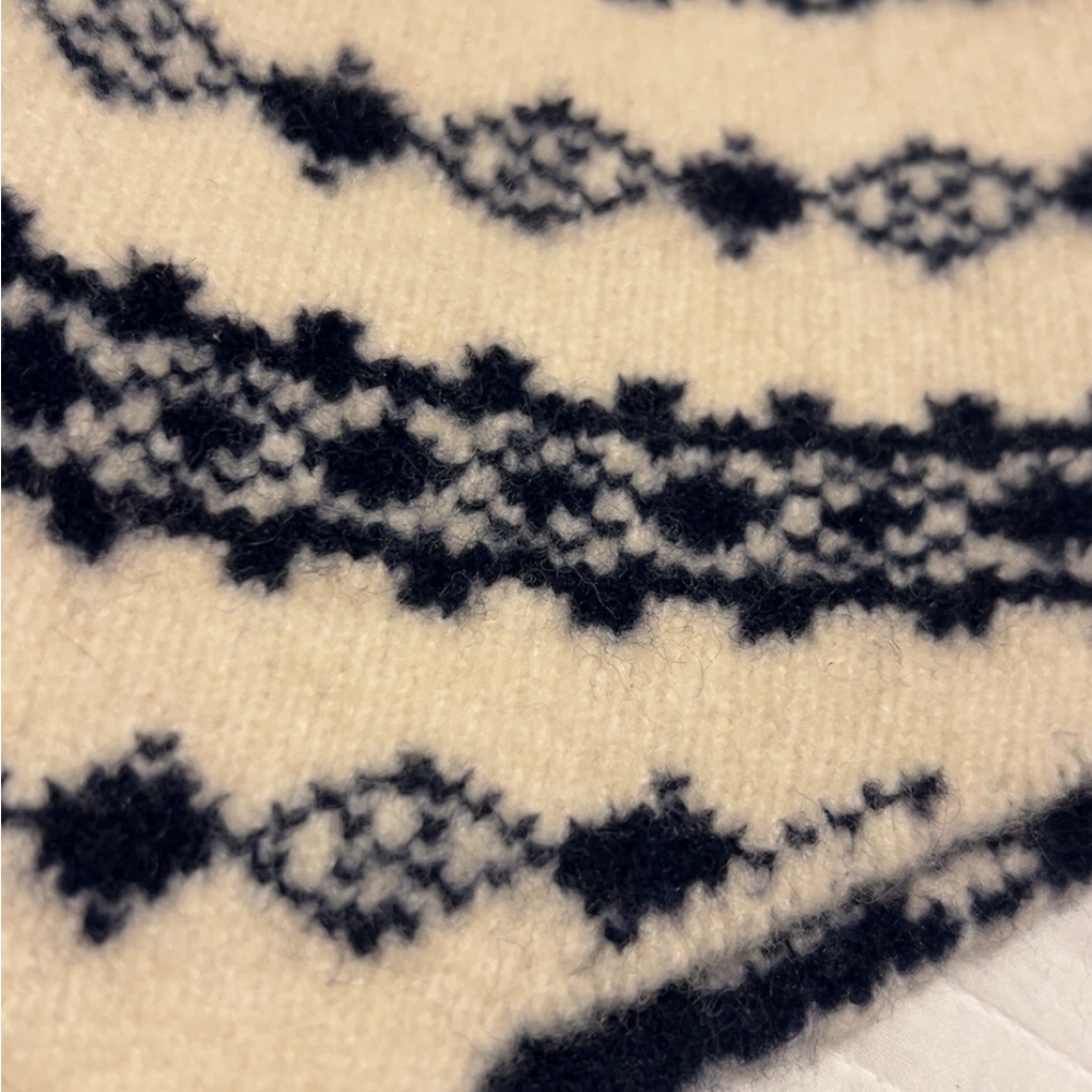 Aerie Striped Beanie Duo - Tan, and Cream - Picture 4 of 6